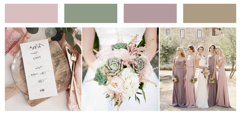 4 Different Types Of Color Schemes That Can Suit Almost All Seasons Wedding